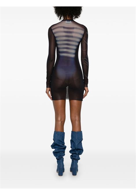 le male short dress woman navy JEAN PAUL GAULTIER | 25/33-F-RO367-T576595601